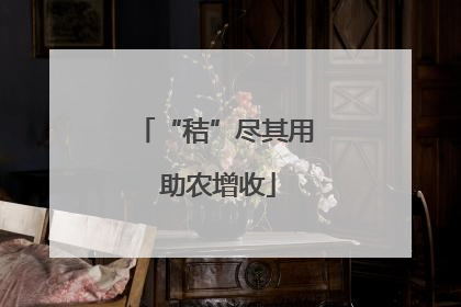 “秸”尽其用 助农增收