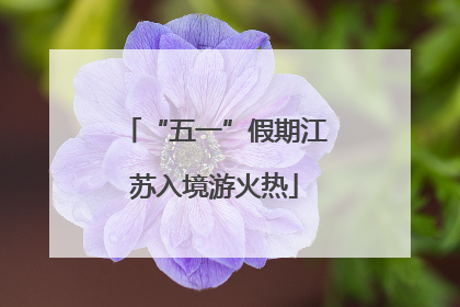 “五一”假期江苏入境游火热