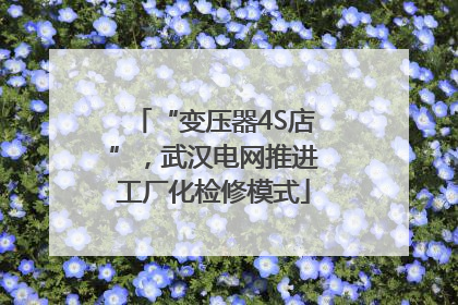 “变压器4S店”，武汉电网推进工厂化检修模式