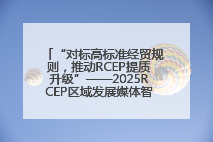 “对标高标准经贸规则，推动RCEP提质升级”——2025RCEP区域发展媒体智库论坛举行专题对话