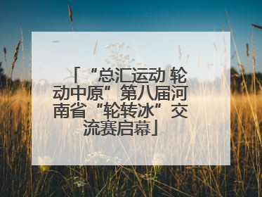 “总汇运动 轮动中原”第八届河南省“轮转冰”交流赛启幕
