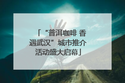 “普洱咖啡 香遇武汉”城市推介活动盛大启幕