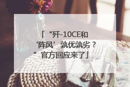 “歼-10CE和‘阵风’孰优孰劣？”官方回应来了