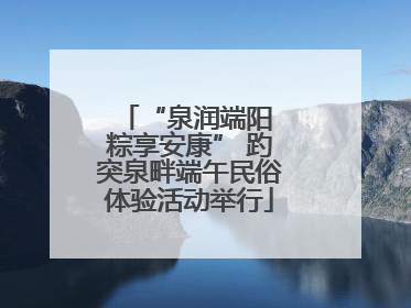 “泉润端阳 粽享安康” 趵突泉畔端午民俗体验活动举行