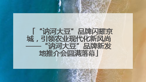 “讷河大豆”品牌闪耀京城，引领农业现代化新风尚——“讷河大豆”品牌新发地推介会圆满落幕