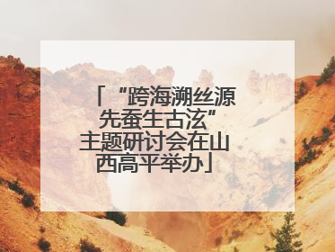 “跨海溯丝源 先蚕生古泫”主题研讨会在山西高平举办