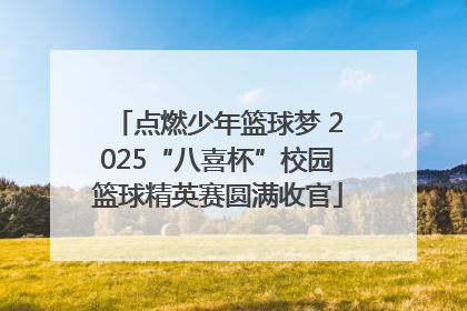 点燃少年篮球梦 2025“八喜杯”校园篮球精英赛圆满收官