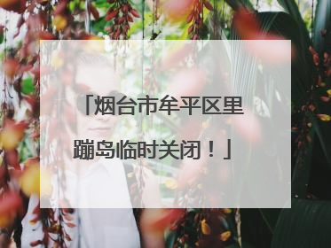 烟台市牟平区里蹦岛临时关闭！