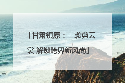 甘肃镇原：一袭剪云裳 解锁跨界新风尚