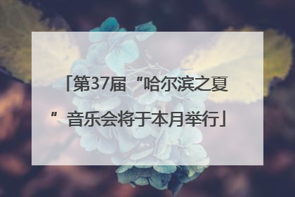 第37届“哈尔滨之夏”音乐会将于本月举行
