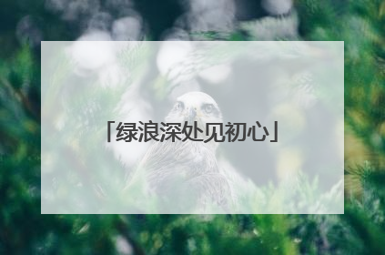 绿浪深处见初心