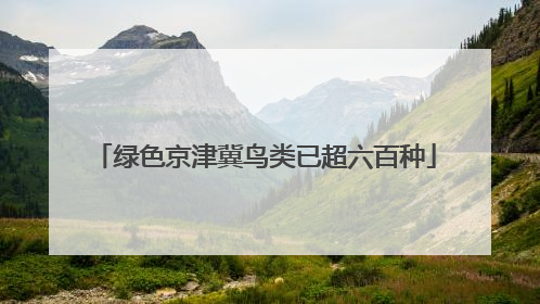 绿色京津冀鸟类已超六百种