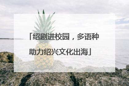 绍剧进校园，多语种助力绍兴文化出海