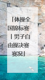 体操全国锦标赛丨男子自由操决赛赛况