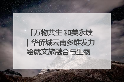 万物共生 和美永续｜华侨城云南多维发力 绘就文旅融合与生物多样性保护新图景