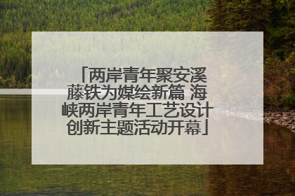 两岸青年聚安溪 藤铁为媒绘新篇 海峡两岸青年工艺设计创新主题活动开幕