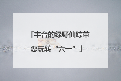 丰台的绿野仙踪带您玩转“六一”
