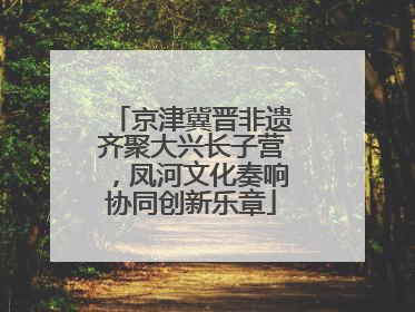 京津冀晋非遗齐聚大兴长子营，凤河文化奏响协同创新乐章