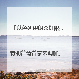 以色列伊朗杀红眼，特朗普请普京来调解