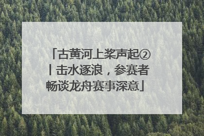 古黄河上桨声起②丨击水逐浪，参赛者畅谈龙舟赛事深意
