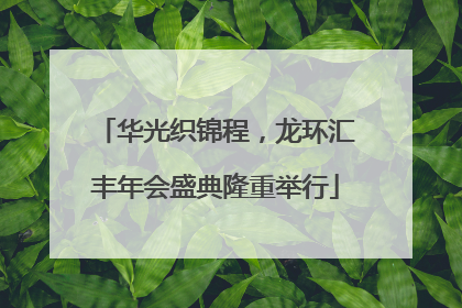 华光织锦程，龙环汇丰年会盛典隆重举行