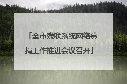 全市残联系统网络募捐工作推进会议召开