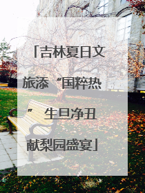 吉林夏日文旅添“国粹热” 生旦净丑献梨园盛宴