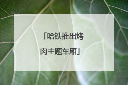 哈铁推出烤肉主题车厢