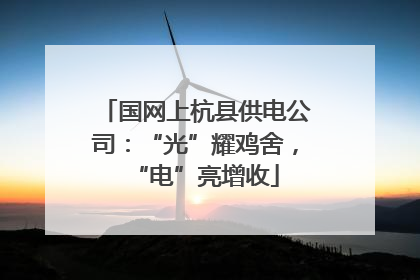 国网上杭县供电公司：“光”耀鸡舍，“电”亮增收