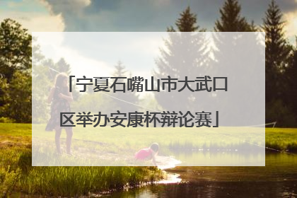 宁夏石嘴山市大武口区举办安康杯辩论赛
