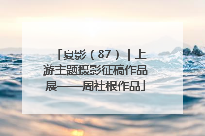 夏影（87）｜上游主题摄影征稿作品展——周社根作品