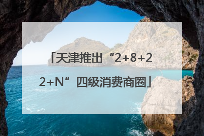天津推出“2+8+22+N”四级消费商圈