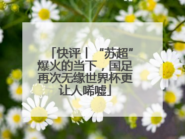 快评丨“苏超”爆火的当下，国足再次无缘世界杯更让人唏嘘