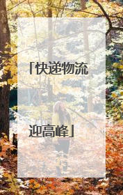 快递物流迎高峰