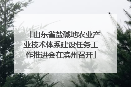 山东省盐碱地农业产业技术体系建设任务工作推进会在滨州召开