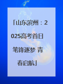 山东滨州：2025高考首日 笔锋逐梦 青春启航