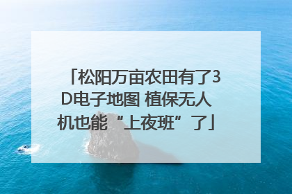 松阳万亩农田有了3D电子地图 植保无人机也能“上夜班”了