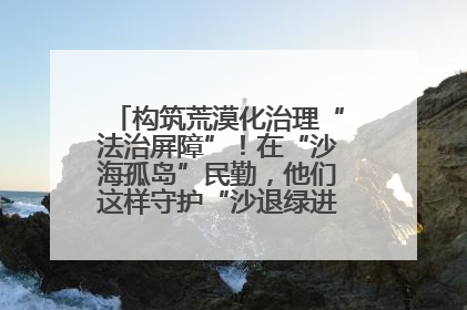 构筑荒漠化治理“法治屏障”！在“沙海孤岛”民勤，他们这样守护“沙退绿进”的生态奇迹