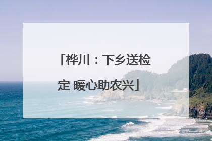 桦川：下乡送检定 暖心助农兴