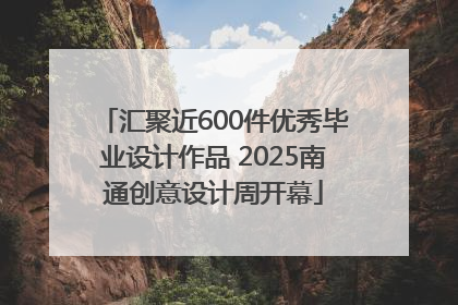 汇聚近600件优秀毕业设计作品 2025南通创意设计周开幕