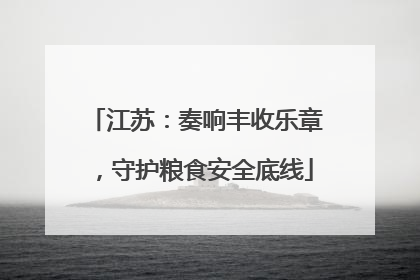 江苏：奏响丰收乐章，守护粮食安全底线