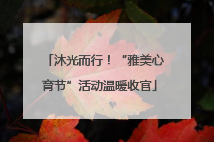 沐光而行！“雅美心育节”活动温暖收官