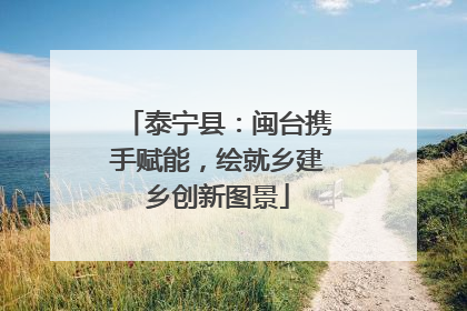 泰宁县：闽台携手赋能，绘就乡建乡创新图景