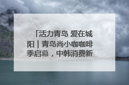 活力青岛 爱在城阳｜青岛尚小咖咖啡季启幕，中韩消费新场景点燃夏日热情
