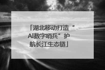 湖北移动打造“AI数字哨兵”护航长江生态链