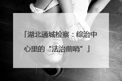 湖北通城检察：综治中心里的“法治前哨”