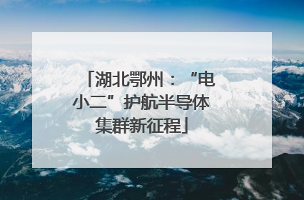 湖北鄂州：“电小二”护航半导体集群新征程