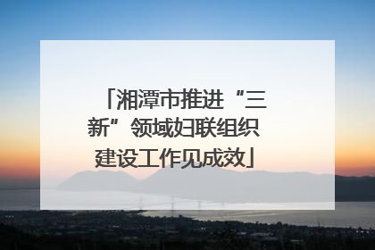 湘潭市推进“三新”领域妇联组织建设工作见成效