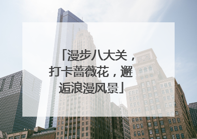 漫步八大关，打卡蔷薇花，邂逅浪漫风景