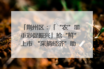 荆州区：「“农”墨重彩促振兴」抢“鲜”上市 “采摘经济”助农“甜蜜增收”